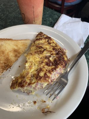 Ham & cheese omelet