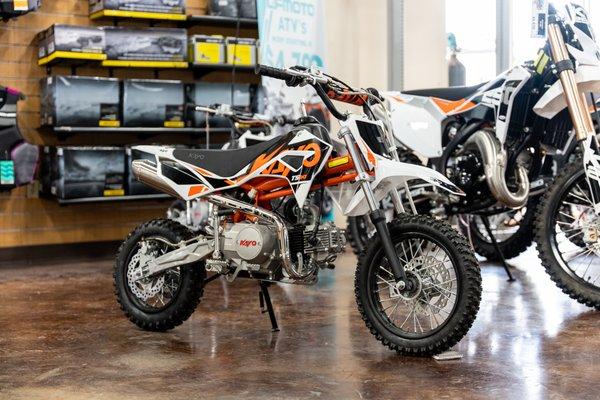 Kayo Dirt Bikes for kids and Adults