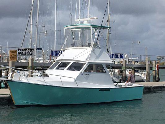 31' Morgan sport fishermen, twin 200hp Diesel engines