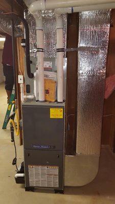 New furnace installation