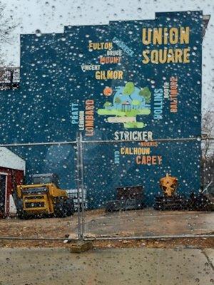 2'16'2023 Nice mural in the rain.