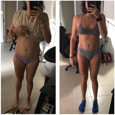 Progress from 12 Weeks Nutrition Program!