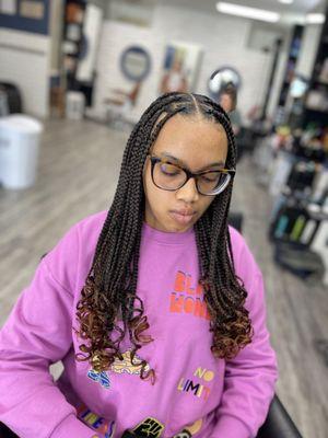 Knotless braids