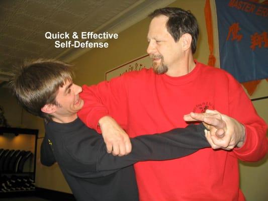 Master Rothrock demonstrates one of our self defense methods.