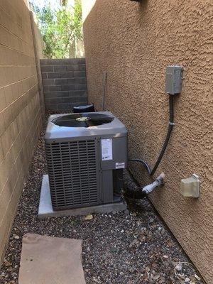 AC split system upgrade.