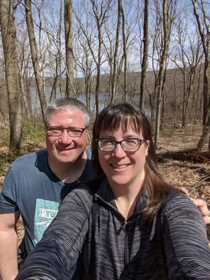 The pond has a nice loop trail.