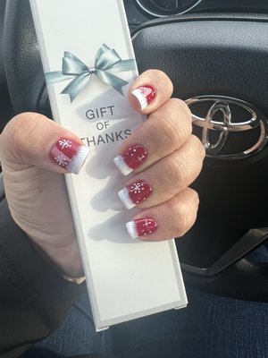 I love my nails and thanks for the gift!