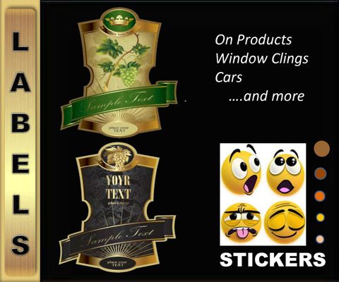 STICKERS DESIGN AND PRINTING