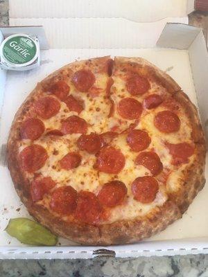 Medium original pepperoni & extra cheese.