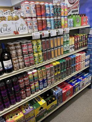 Cider section