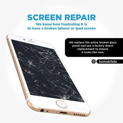 We can replace your screen in just 25 Minutes !