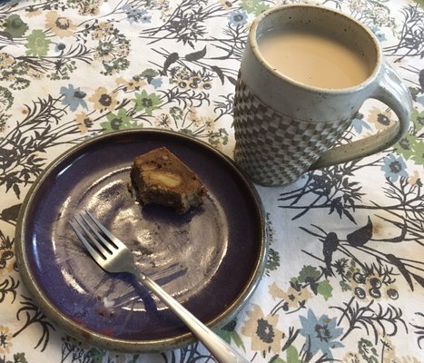 Pumpkin bread pudding -- I brought this home yesterday and it made my morning today!