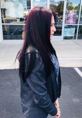 Rock the reds! Haircut and color by JoAnna