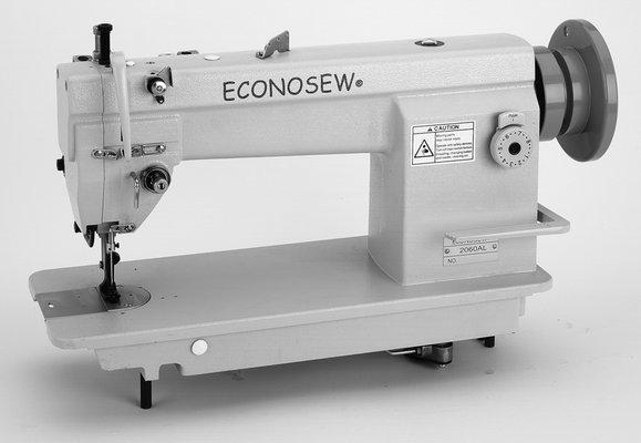 2060AL Single needle, medium / heavy duty lockstitch machine, unison-feed, large horizontal hook with reverse feed and automatic lubrication