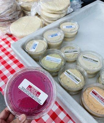 $6 Beet Hummus @ the Rose Garden Farmer's Market