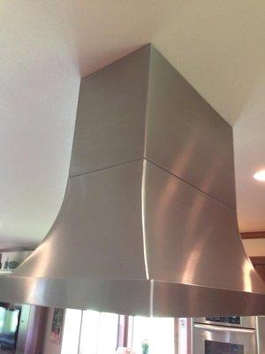 Shiny vent hoods!