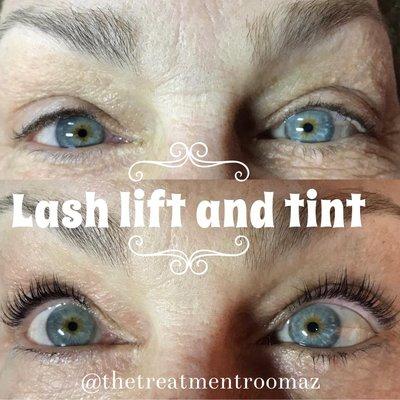 Ellebana lash lift and tint