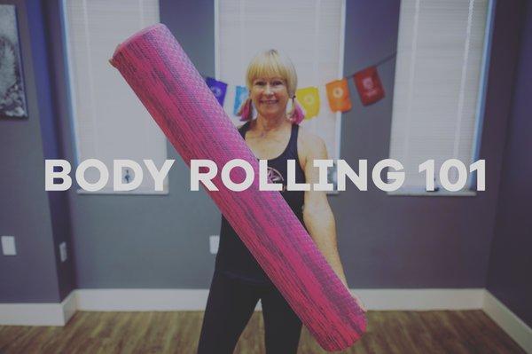 We offer private sessions in Body Rolling