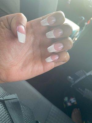 My nails two in a half weeks after getting them done