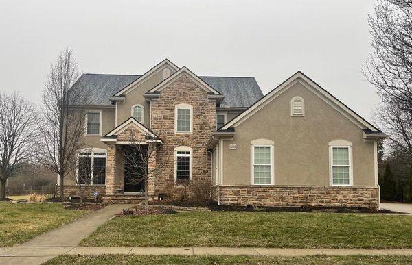 A new roofing system installed by Snyder's in Dublin, Ohio