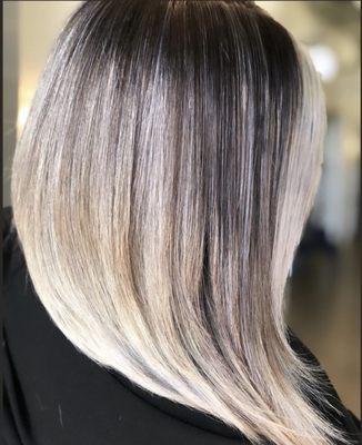 Long bob & Balayage