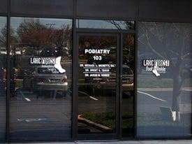 Entrance at the back of the PNC Bank building.