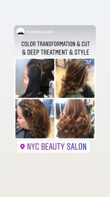 Color transformation & Cut & Style