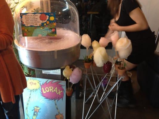 Cotton Candy Girls with AOL Advertising for a Lorax promotional event.