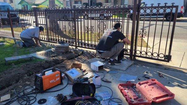 Old Linear system being removed