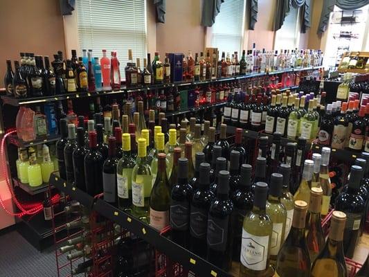 An ever growing selection of Spirits and Wine!