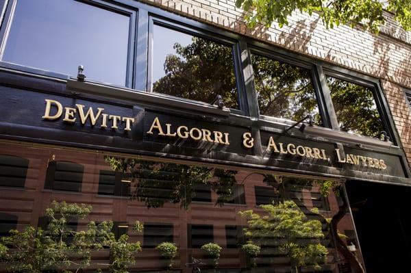 The historic DeWitt, Algorri & Algorri Building, is officially designated on the National Register of Historic Buildings.