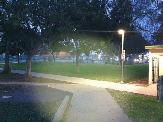 The skatepark taken from E. Ventura St.