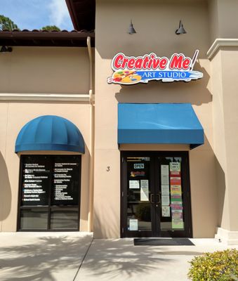 Creative Me Art Studio is conveniently located between Jacksonville & St. Augustine - Within The Promenade at Bartram Springs Shopping Plaza