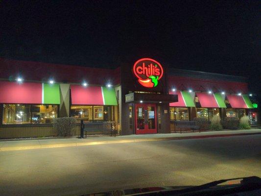 Checking in at Chili's for carryout.