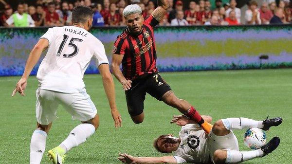 Atlanta United's Josef Martinez in a match against Minnesota United FC. Minnesota was runner-up to Atlanta for the 2019 US Open Cup.