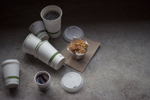 compostable paper coffee hot cups