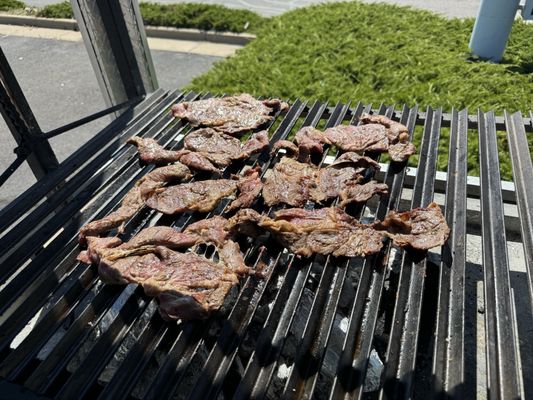 Charbroiled carne asada