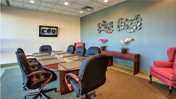 CEO has two conference rooms that tenants have a free 8 hours access to per month.