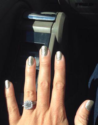 Michelle chromed my nails! Love them!