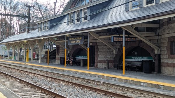 Newton Centre MBTA Station