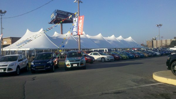 60'x200' Tent Car Sale!