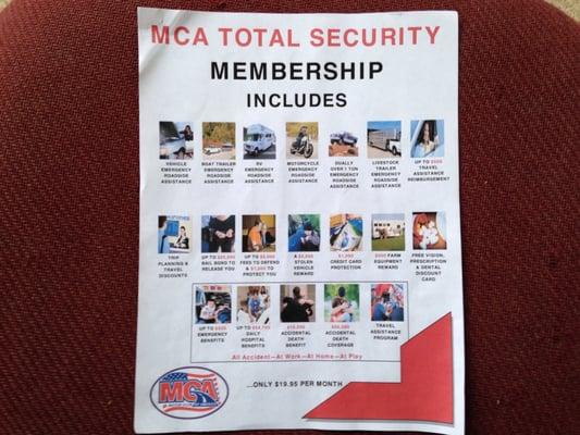 MCA Total Security Membership For Only $ 19.95 Per Month!