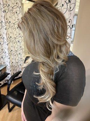 Ktip hair extensions custom color blend