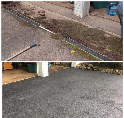 Before & After Driveway Paving