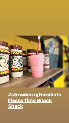 #strawberryHorchata