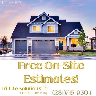 FREE ON-SITE ESTIMATES