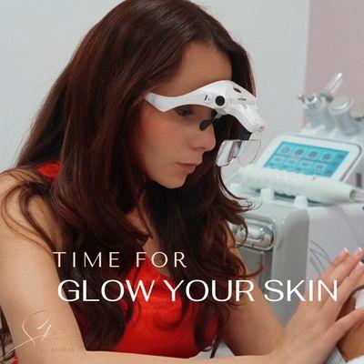 I love work in your skin, is time for Glow your skin! Skin by Alicia.