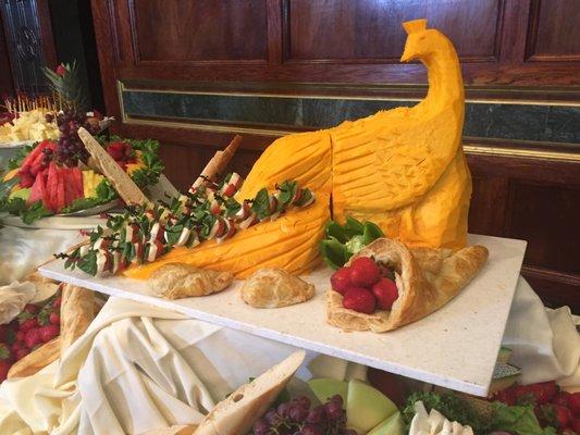 Carved appetizer station