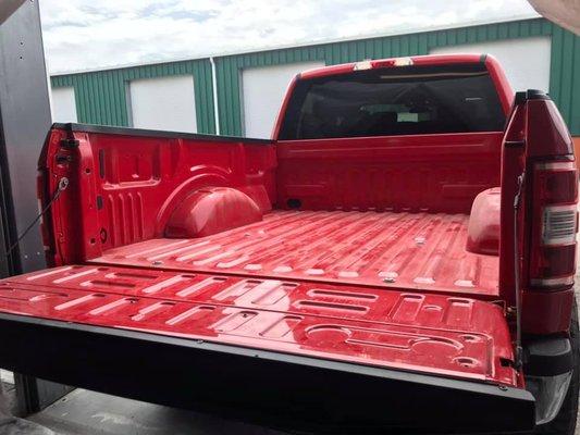 Truck Bed Liner Installation - BEFORE