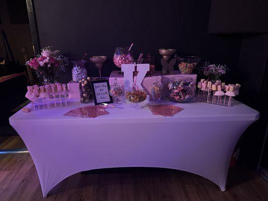 Don't forget the dessert table!